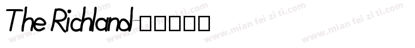 The Richland字体转换
